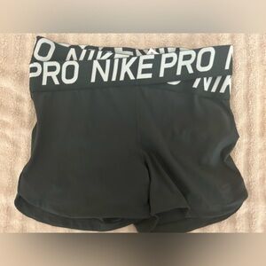 Rare Green Crossover Nike Pro shorts Size Large